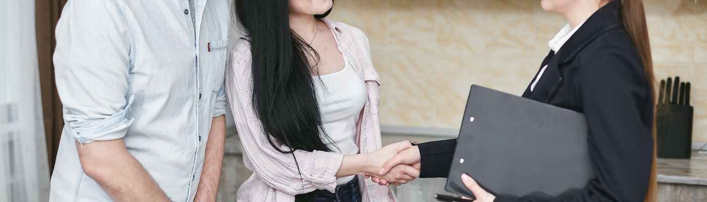 woman talking to her clients