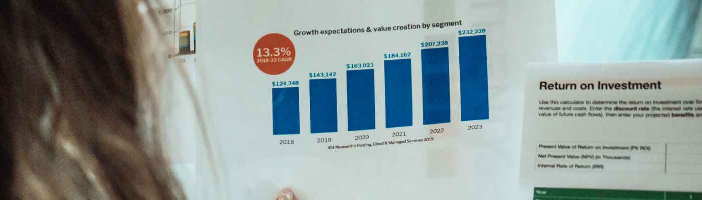 a person reading documents and reports